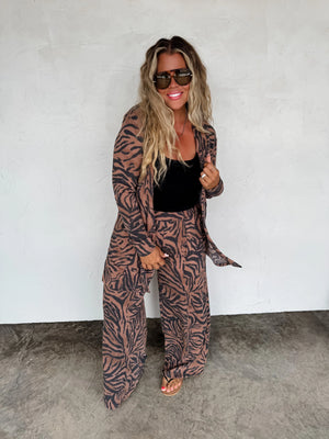 ZEBRA REESE CARDIGAN