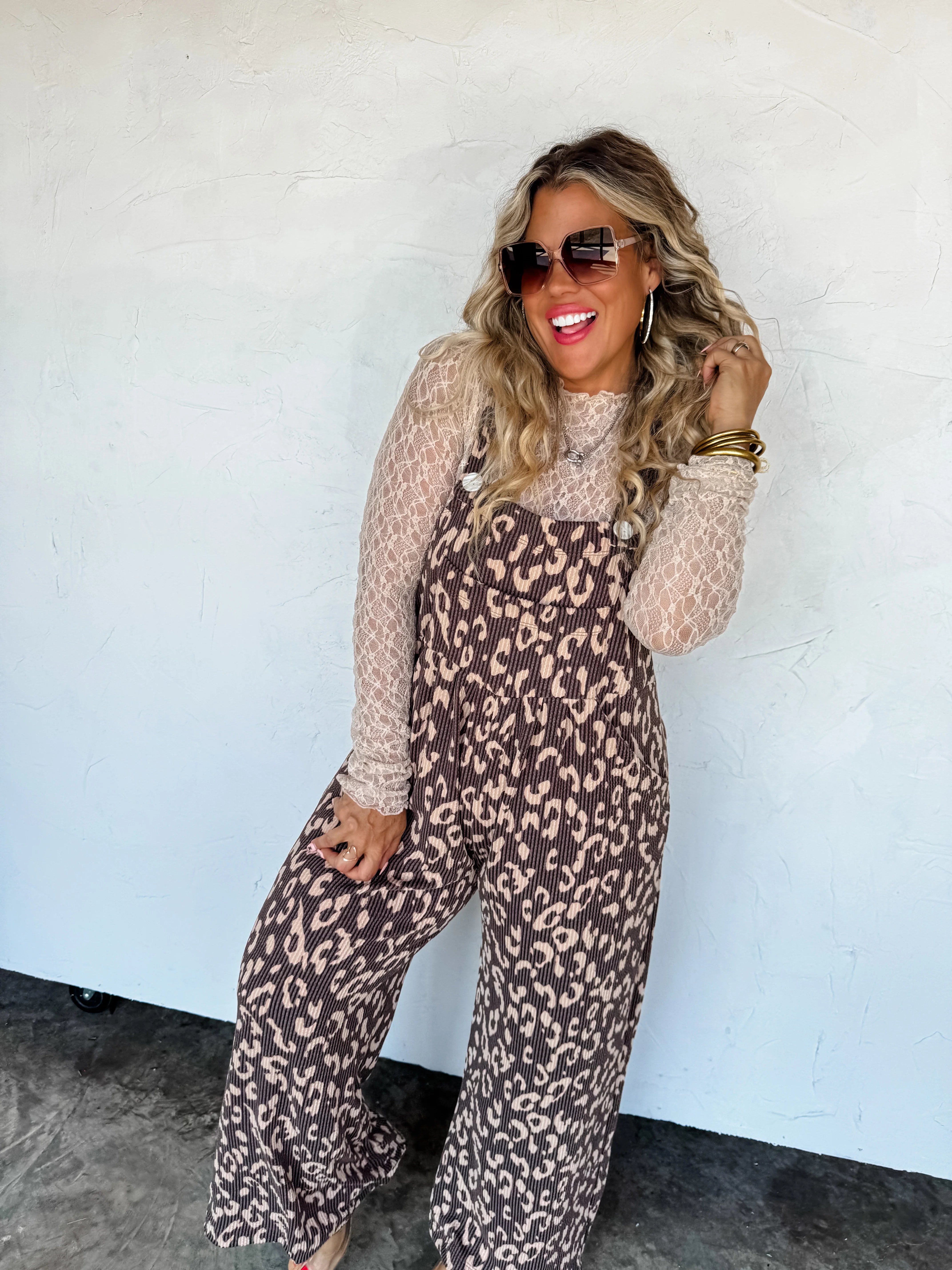 FALL PRINT KARLI OVERALLS