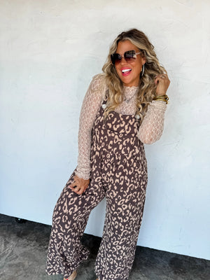 FALL PRINT KARLI OVERALLS