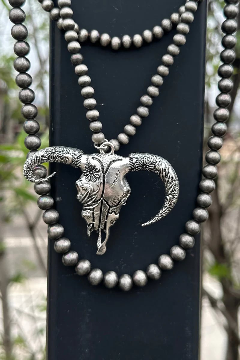 Wild And Western Skull Necklace