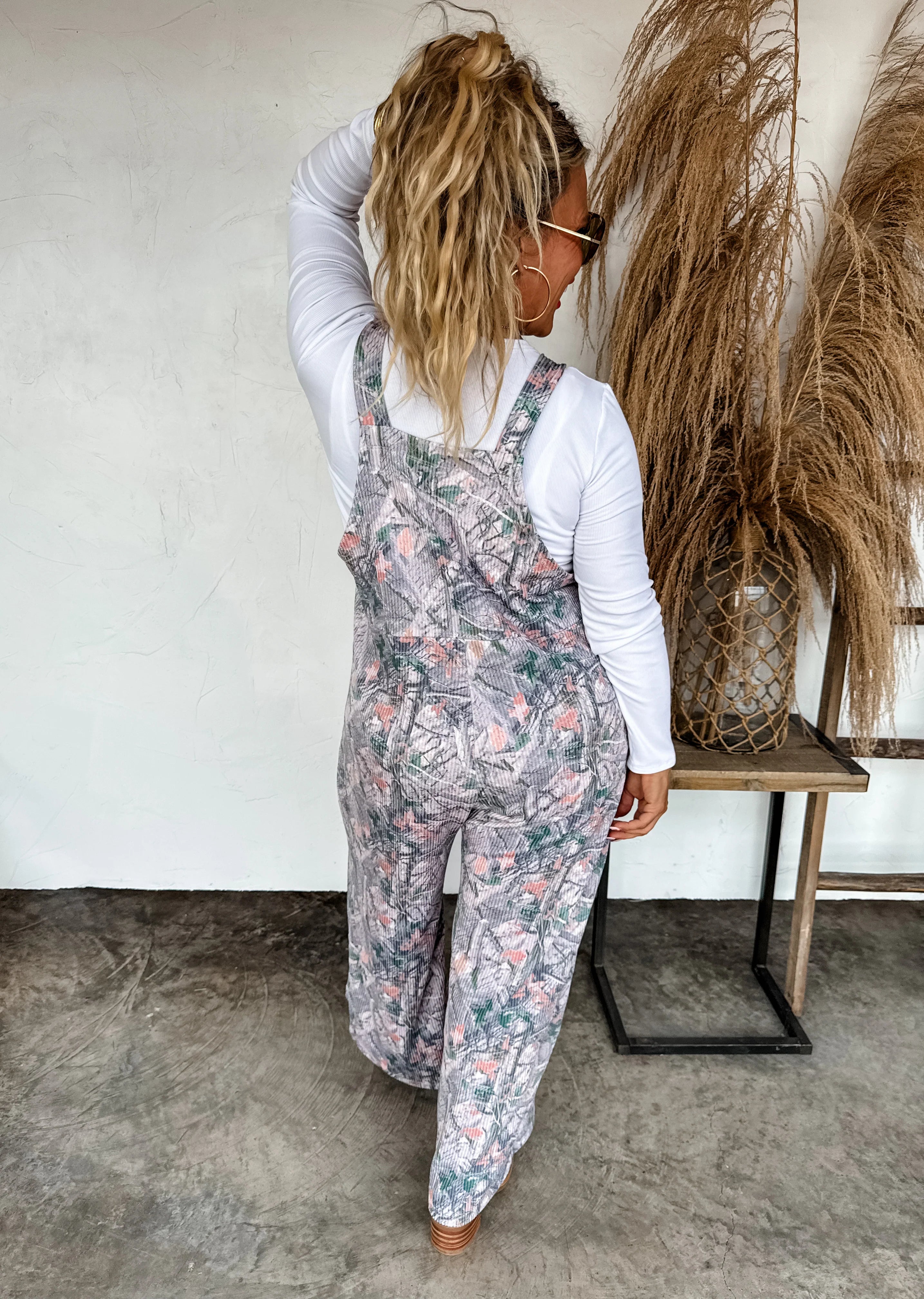 FALL PRINT KARLI OVERALLS