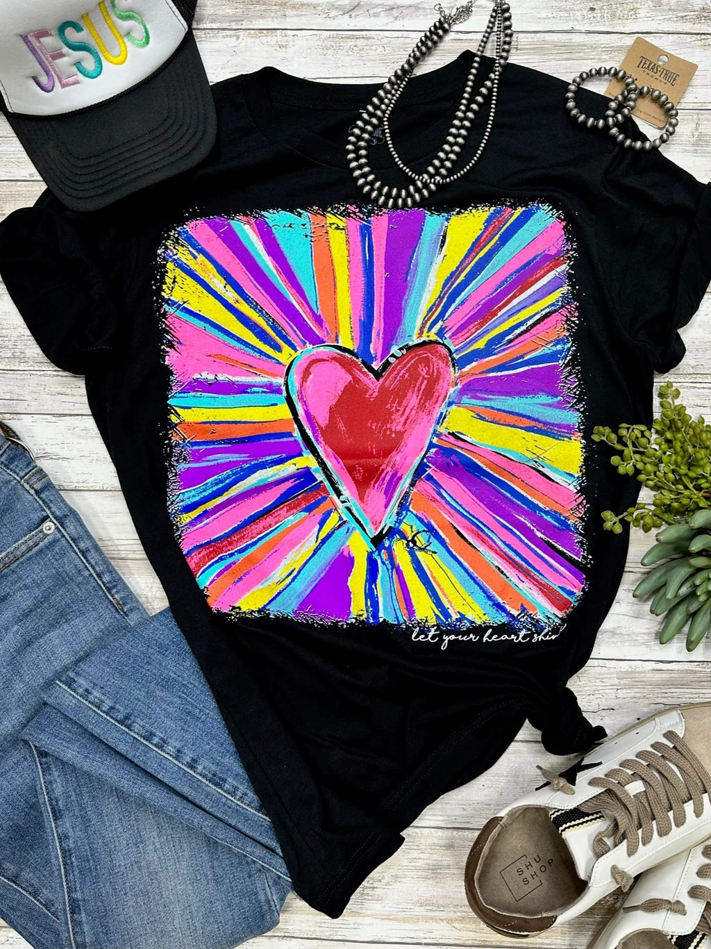Callie's Let Your Heart Shine Tee