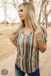 Mayan Mountains Top (Sterling Kreek) SIZE LARGE