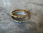 BELT BANGLE BRACELET - GOLD