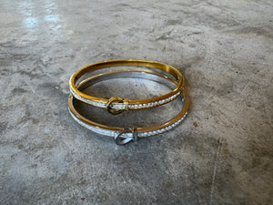 BELT BANGLE BRACELET - GOLD