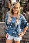Sterling Kreek Bandana Blue Top (Size XL)