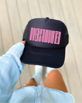 Overstimulated Black Trucker Hat