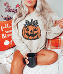 Plaid Jack-O-Lantern Pumpkin Tee