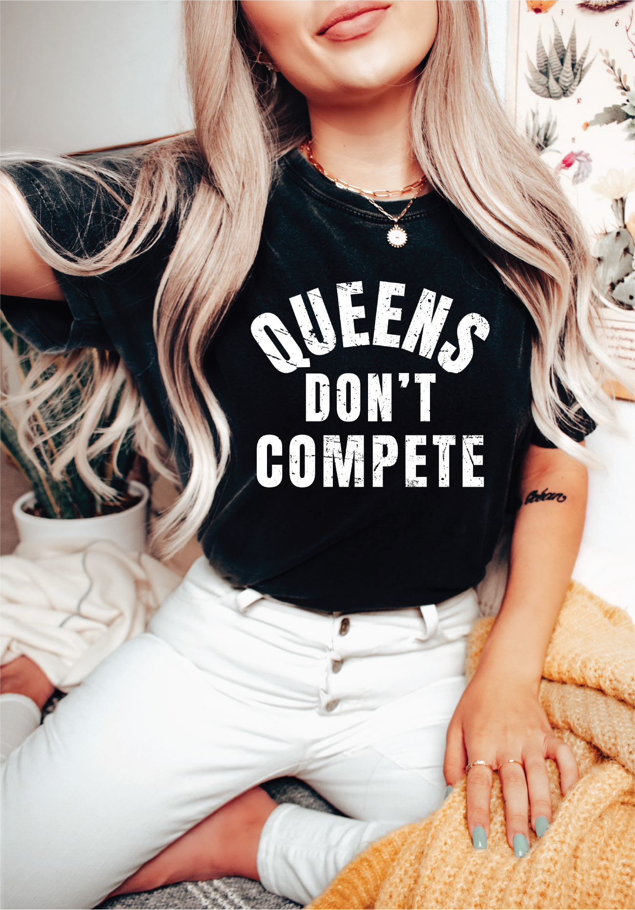 Queens Don't Compete- Tee or Sweatshirt