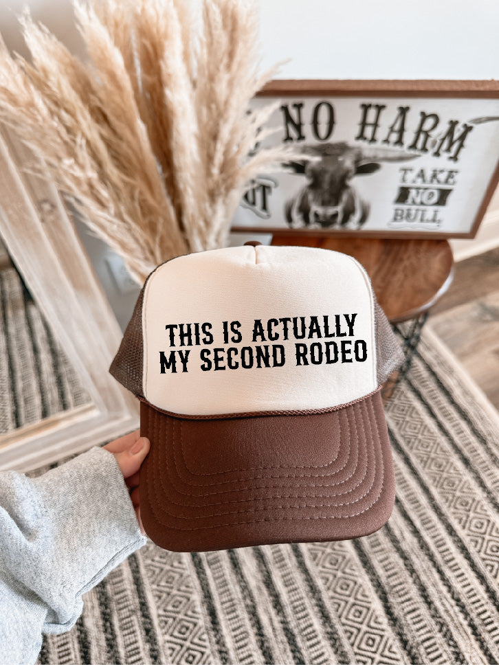 Second Rodeo Brown & Tan Trucker Hat