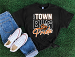 Small Town Big Spirit Spirit Tee- Football Graphic Tee