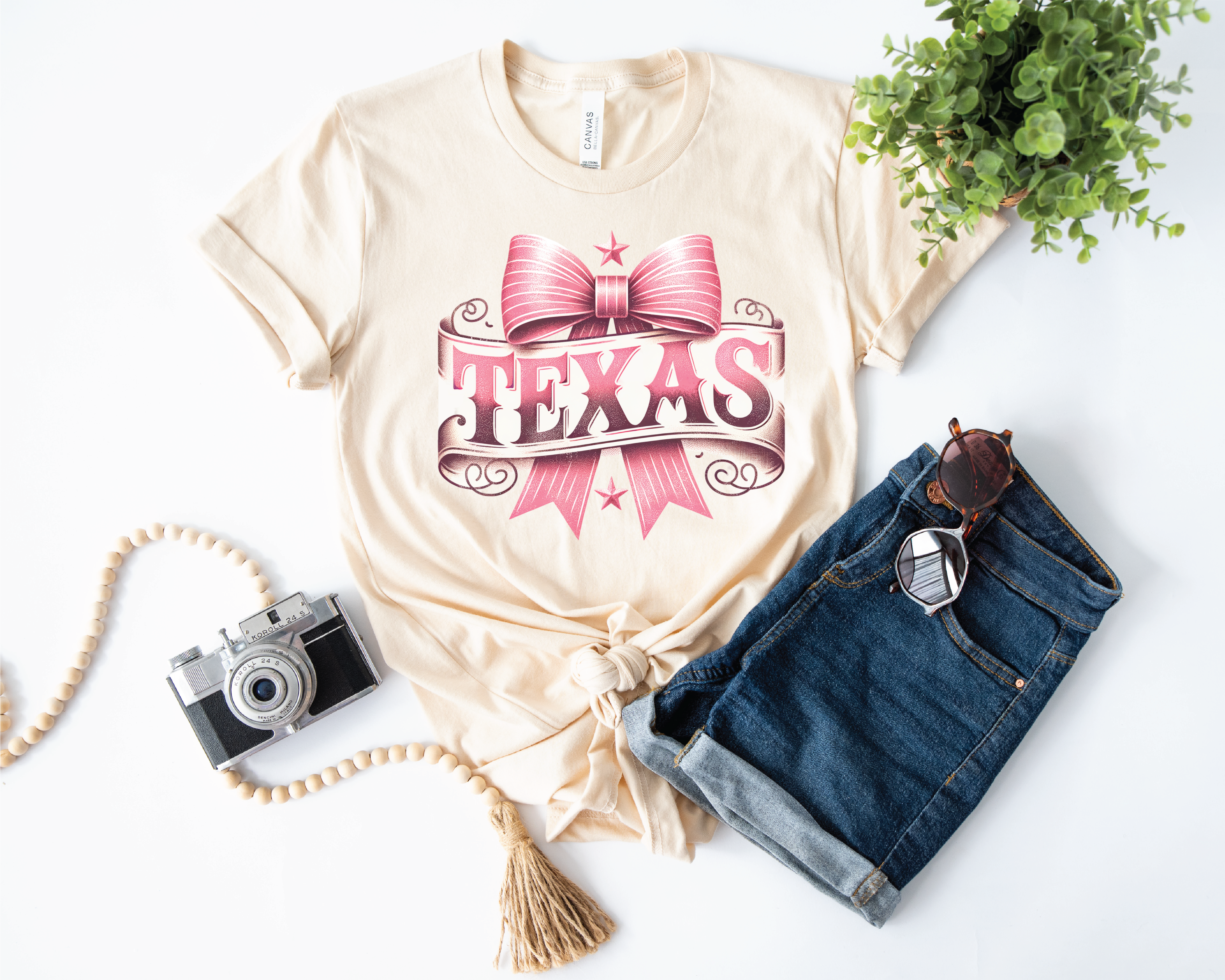 Texas Bow Tee or Sweatshirt