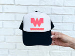 Whatababe Black & White Trucker Hat