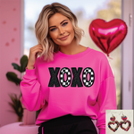 XOXO Faux Glitter Tee or Sweatshirt