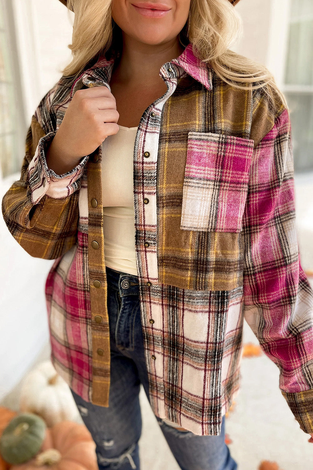 Plaid Shirt Jacket