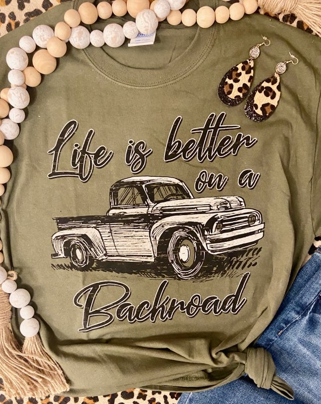 Life is Better on a Backroad Tee (Delta)