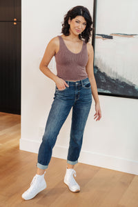 London Midrise Cuffed Boyfriend Jeans (Judy Blue)