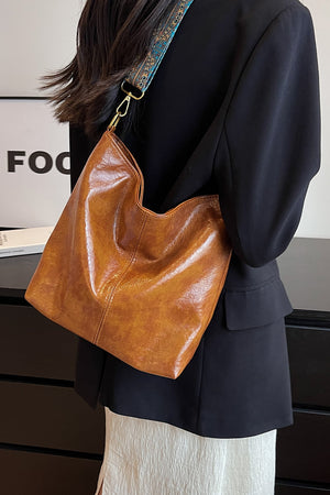 PU Leather Shoulder Bag (Multiple Colors)