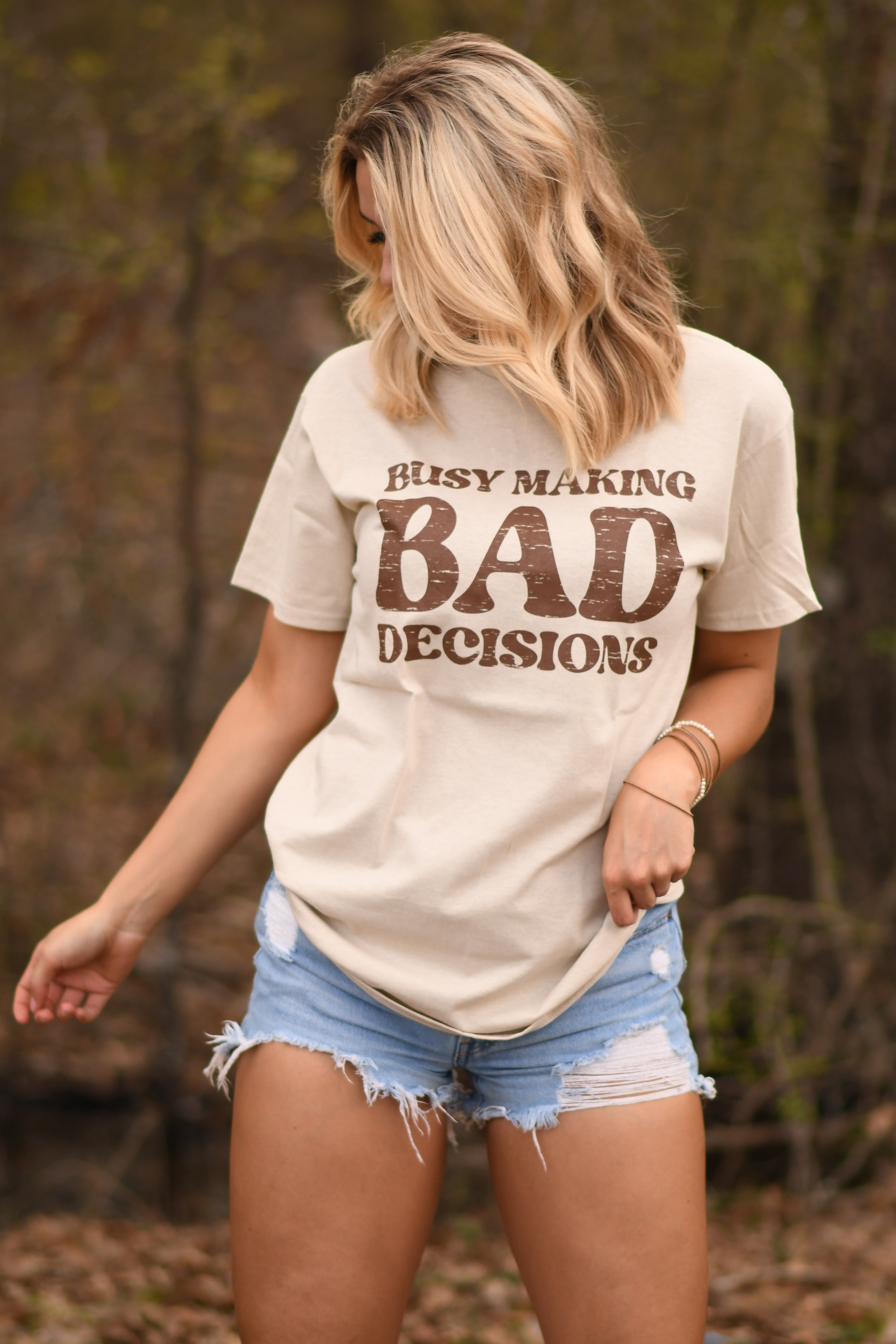 Busy Making Bad Decisions Tee (Delta)