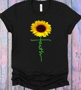 Sunflower Faith Tee