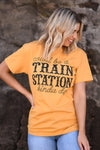 Could Be A Train Station Kinda Day Tee (Delta)