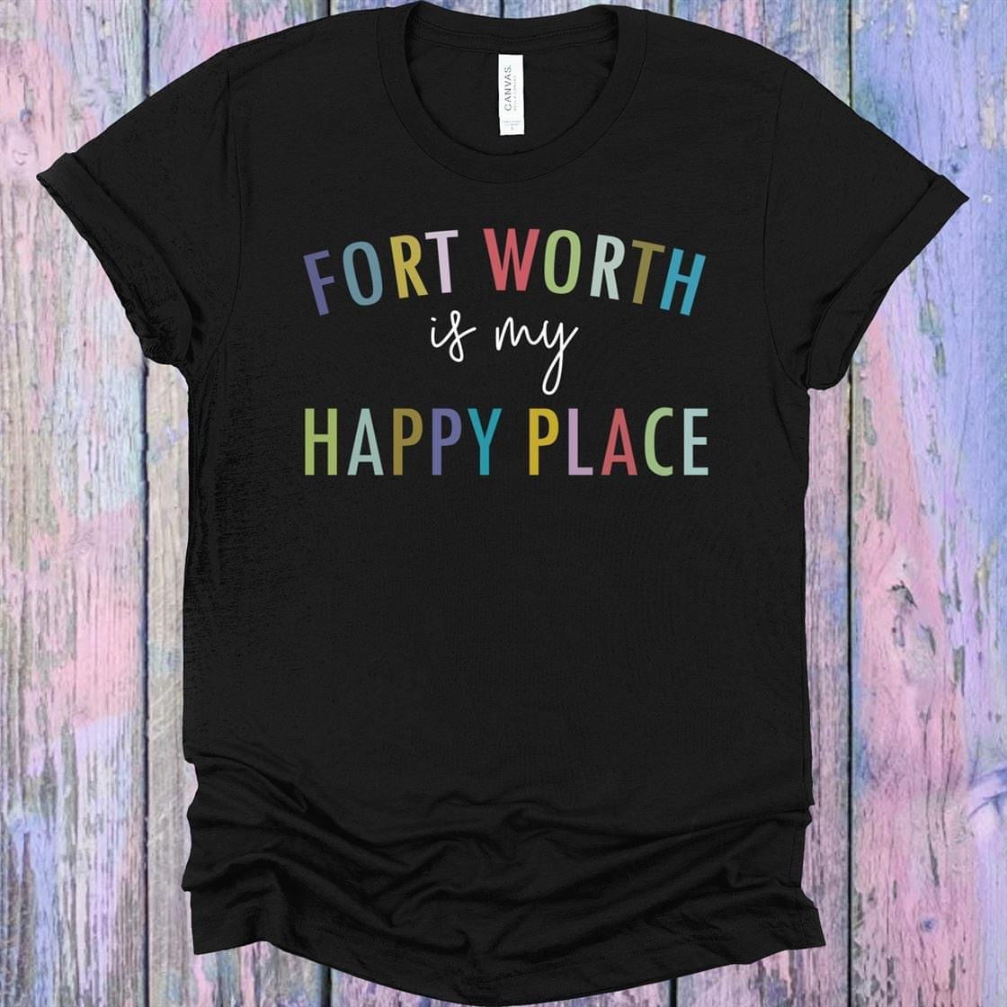 Custom My Happy Place Tee