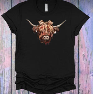 Highland Cow Graphic Tee